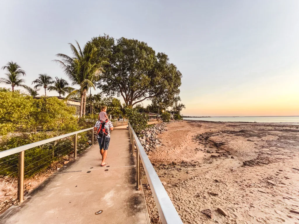 Darwin Australien mit der Familien, Elternzeitreise