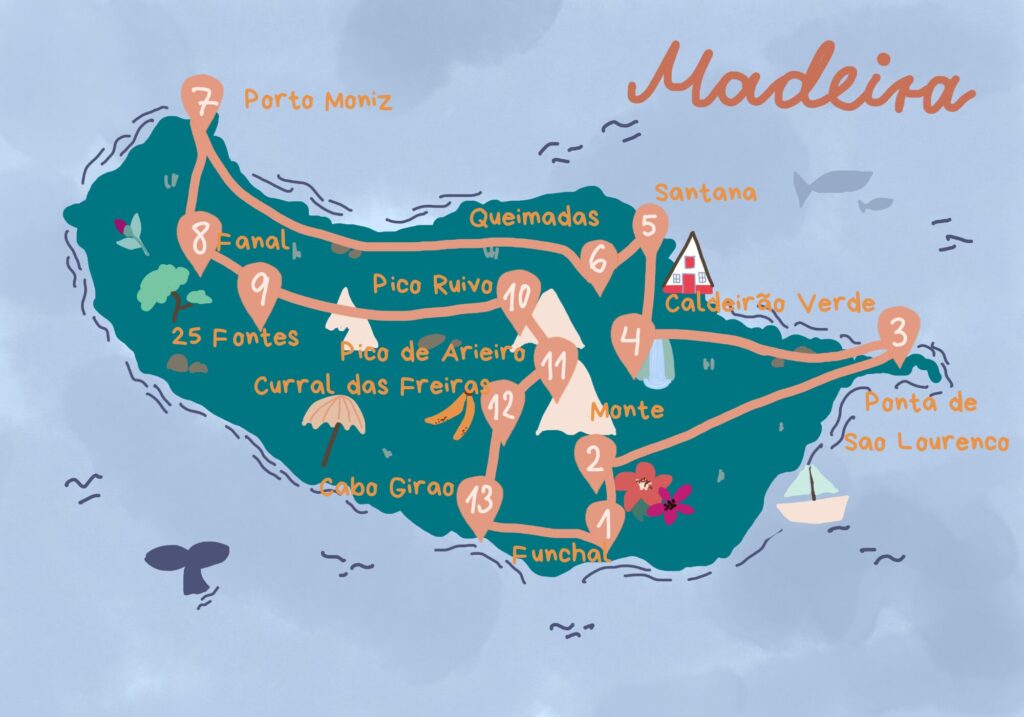 Madeira Reiseroute: Vorschläge für 7, 10 oder 14 Tage 4